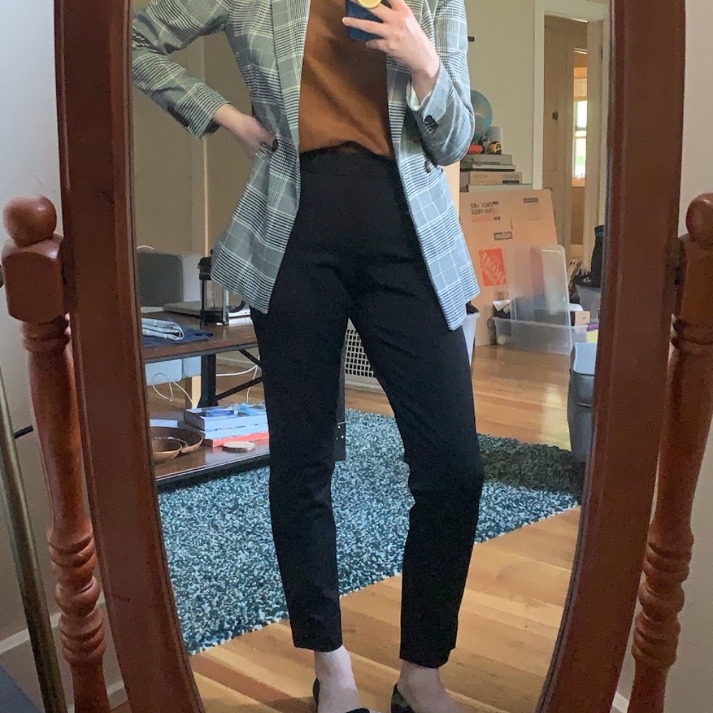 Black Banana Republic Ankle Length Work Pants